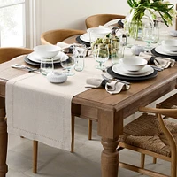 Italian Washed Linen Table Runner