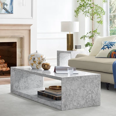 Pierre Marble Coffee Table (56")