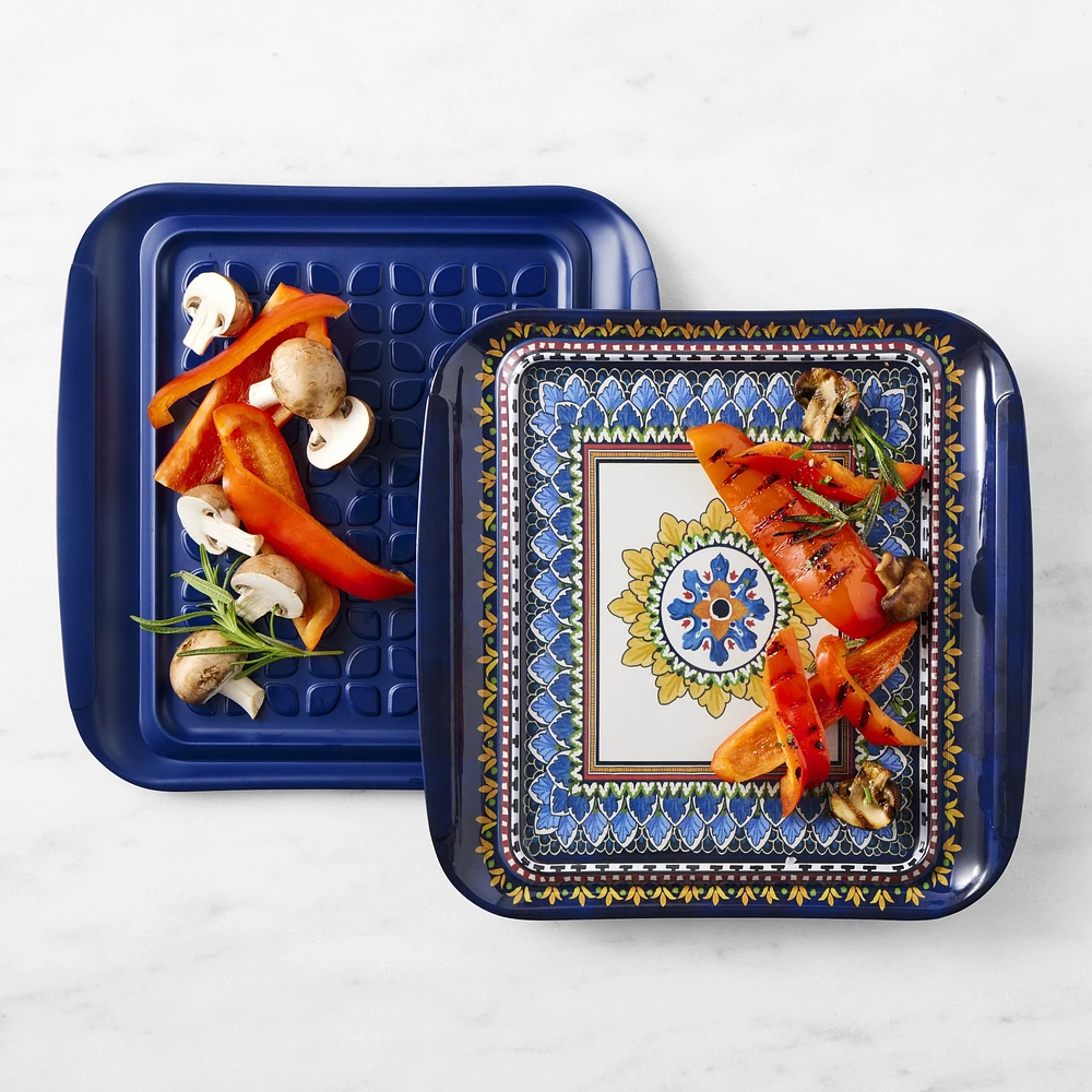 Sicily 2-Piece Grill Prep Trays