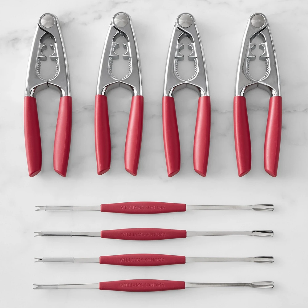 Williams Sonoma Stainless-Steel Seafood Tool Set, Set of 4