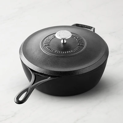 Lodge Blacklock Triple Seasoned Cast Iron Deep Saute Pan, 4-Qt.