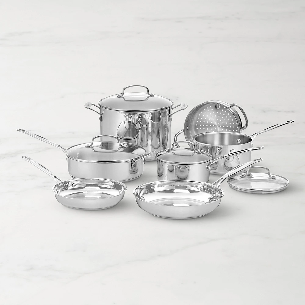 Cuisinart Chef's Classic Stainless Steel 11-Piece Cookware Set