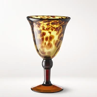 Marlo Thomas x Williams Sonoma Tortoise Shell Goblets, Set of 4