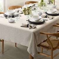 Italian Washed Linen Tablecloth