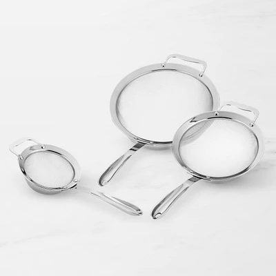 All-Clad Stainless-Steel Strainer, Set of 3