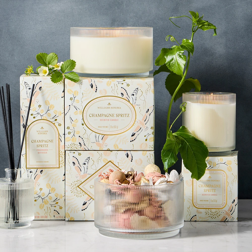 Williams Sonoma Seasonal Home Scents Champagne Spritz Collection