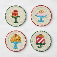 Celebration Beaded Coasters, Set of 4