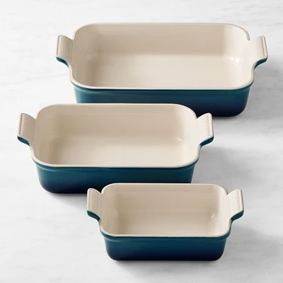 Le Creuset Heritage Open Rectangular Dishes, Set of 3