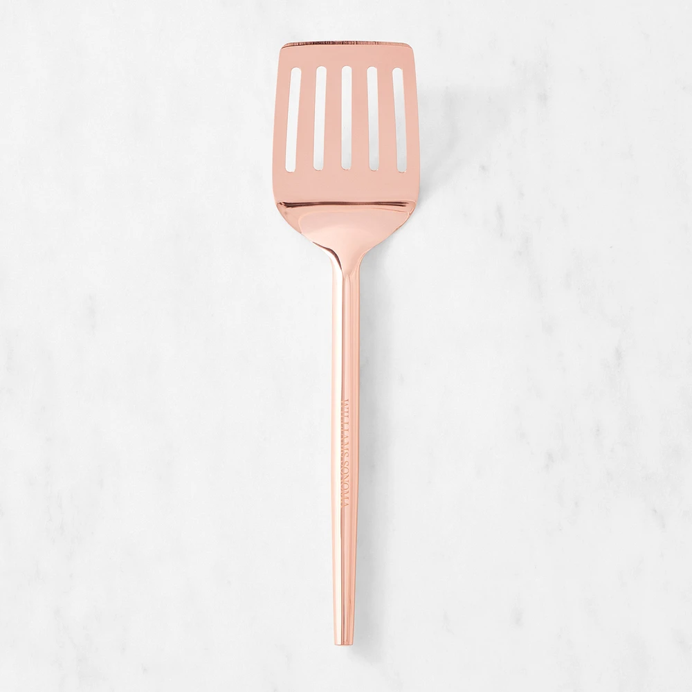 Williams Sonoma Copper Extension Slotted Turner