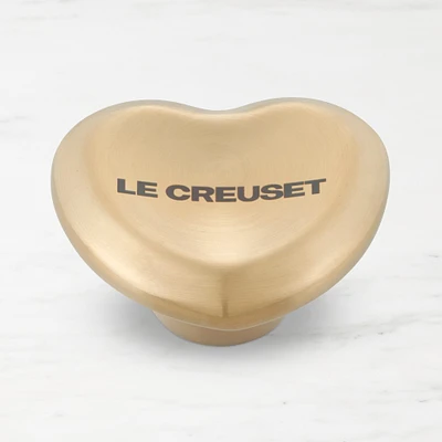 Le Creuset Figural Gold Heart Knob