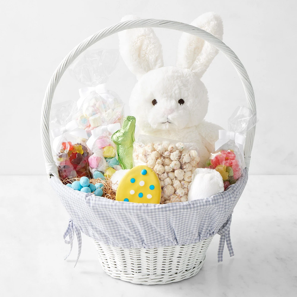 Pottery Barn Kids x Williams Sonoma Large Classic Gingham Easter Basket