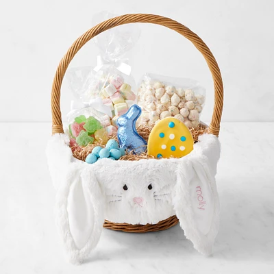 Pottery Barn Kids x Williams Sonoma Small Fur Bunny Easter Basket