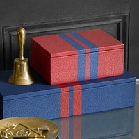 THE GEORGE x Williams Sonoma Home Leather Wrapped Boxes