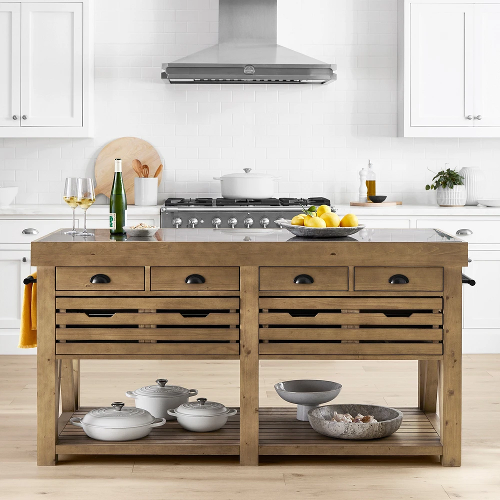 Cooper Double Kitchen Island (70")