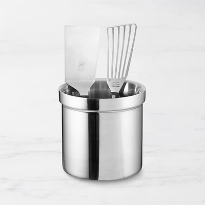 Stainless Steel Partitioned Utensil Holder