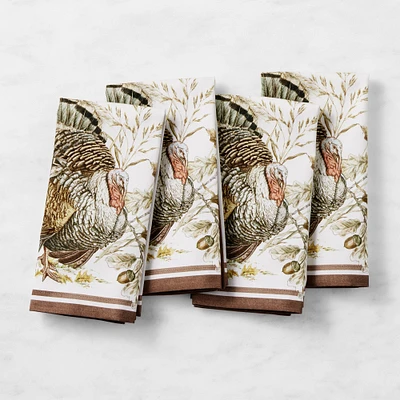 Plymouth Turkey Napkins, Set of 4