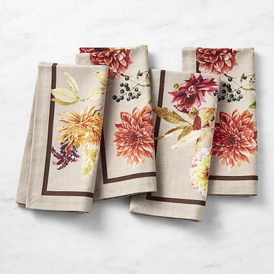 Harvest Bloom Napkins, Set of 4