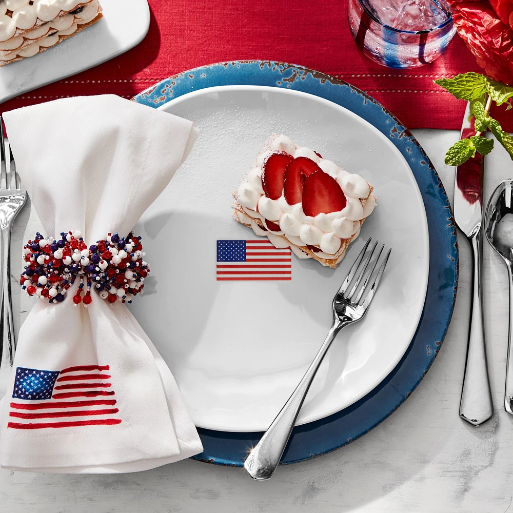 American Flag Dinner Plates