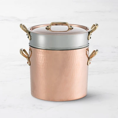 Mauviel  Copper Pasta Pentola with Lid & Insert