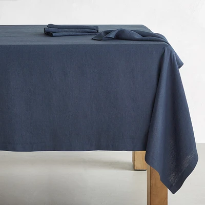 Italian Washed Linen Tablecloth