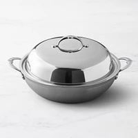 Hestan ProBond Professional Clad Stainless-Steel Covered Wok with Helper Handles, 14"