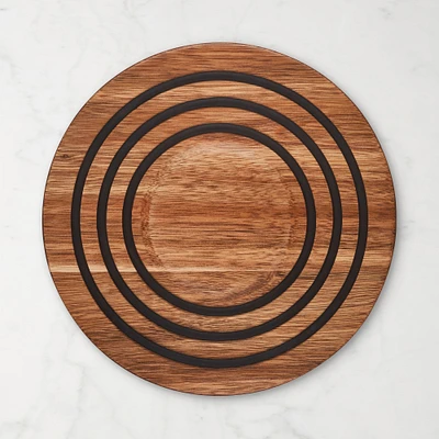 Le Creuset Magnetic Wooden Trivet, 8"