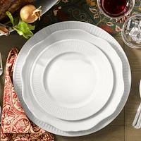 Pillivuyt Plisse Porcelain Salad Plates