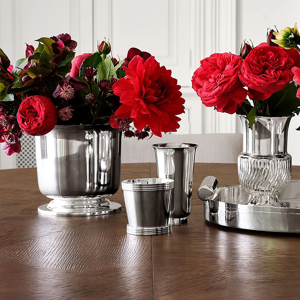 AERIN Silver Cup Vase