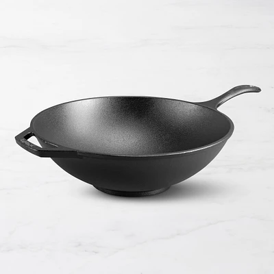 Lodge Chef Collection Seasoned Cast Iron Wok, 12"