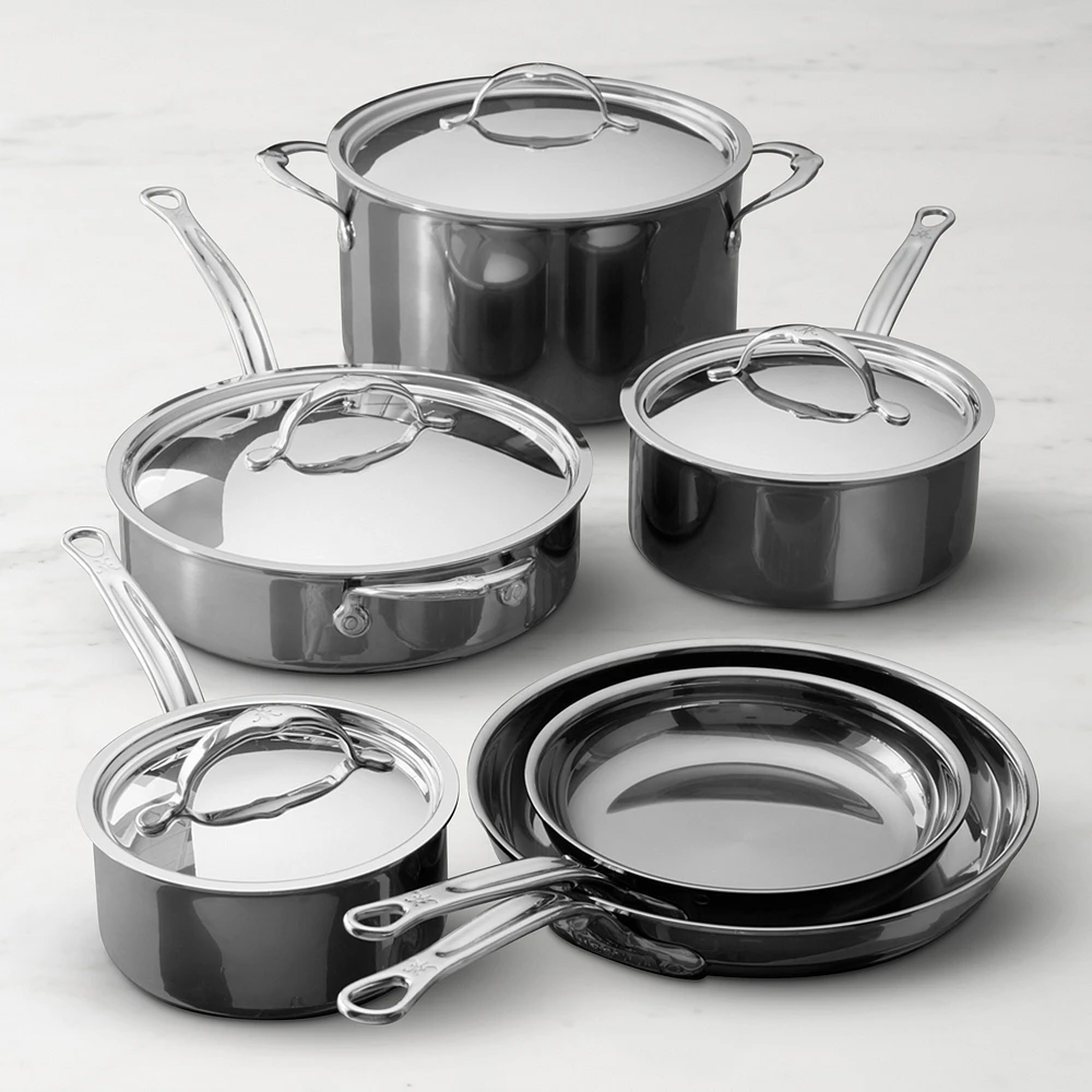 Hestan NanoBond® Titanium Stainless-Steel 10-Piece Cookware Set