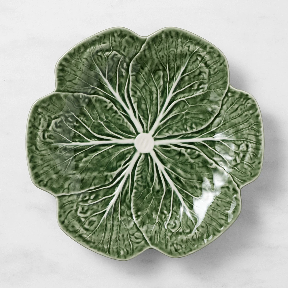 Bordallo Pinheiro Cabbage Dinner Plates