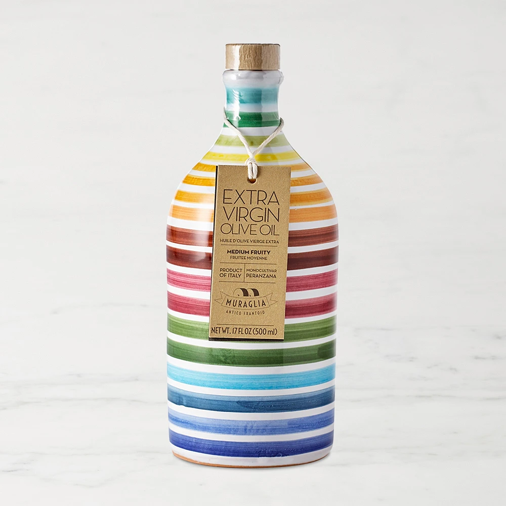 Muraglia Extra Virgin Olive Oil Striped Bottle