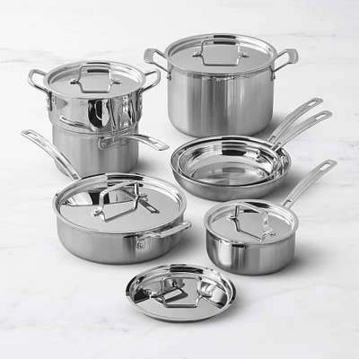 Cuisinart Multiclad Tri-Ply Stainless-Steel 12-Piece Cookware Set