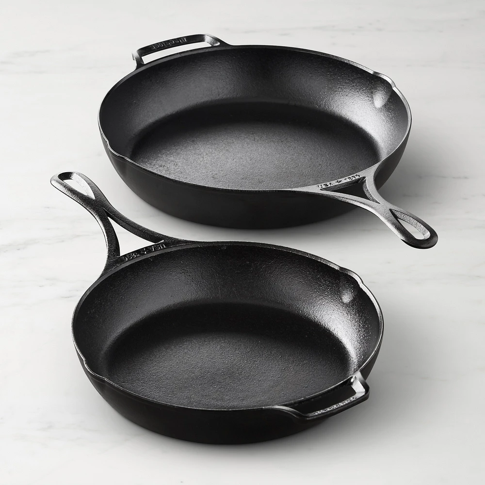 Lodge Blacklock Triple Seasoned Cast Iron Skillet Set