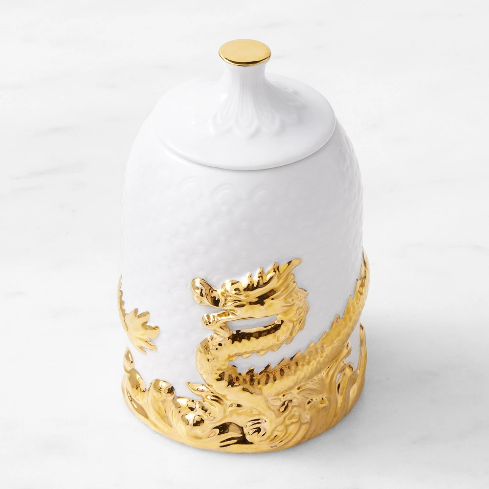 Lunar New Year Golden Dragon Candle