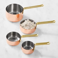 Williams Sonoma Copper Nesting Measuring Cups & Spoons