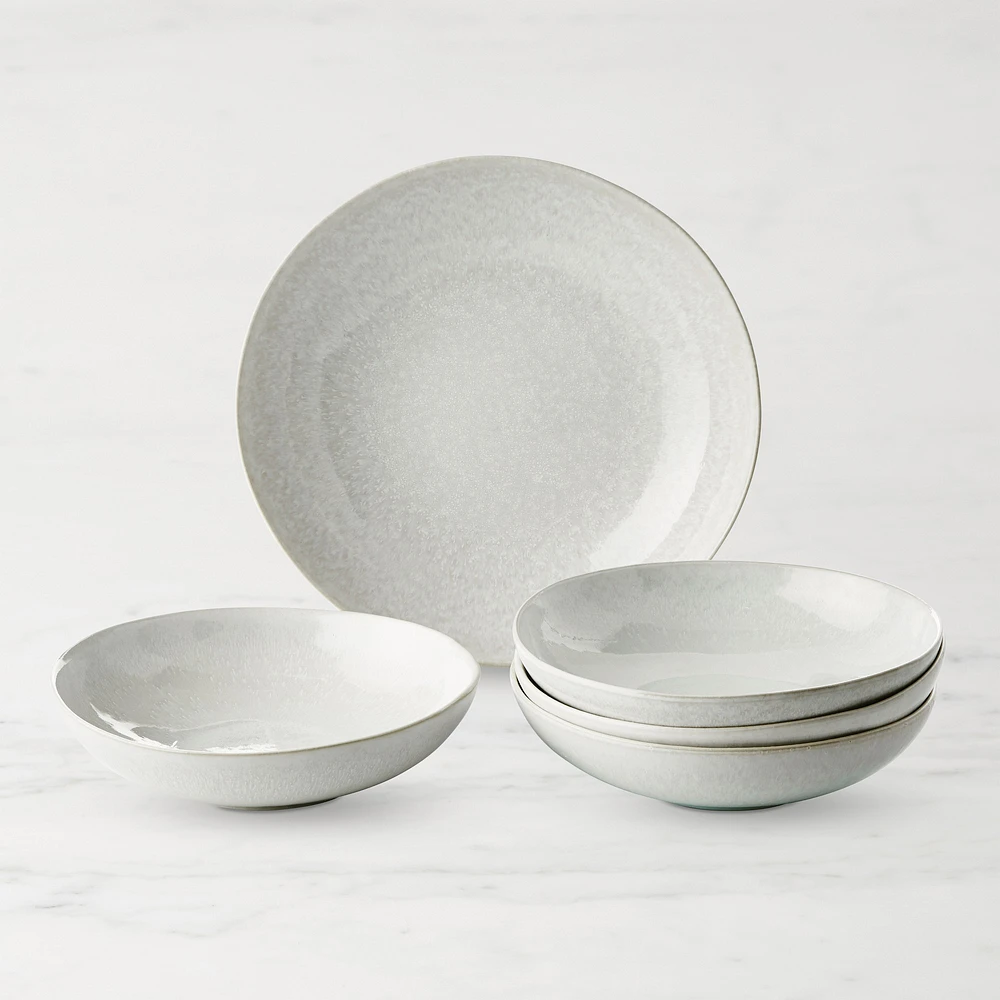 Cyprus Reactive Glaze Pasta Bowl Set with Serving