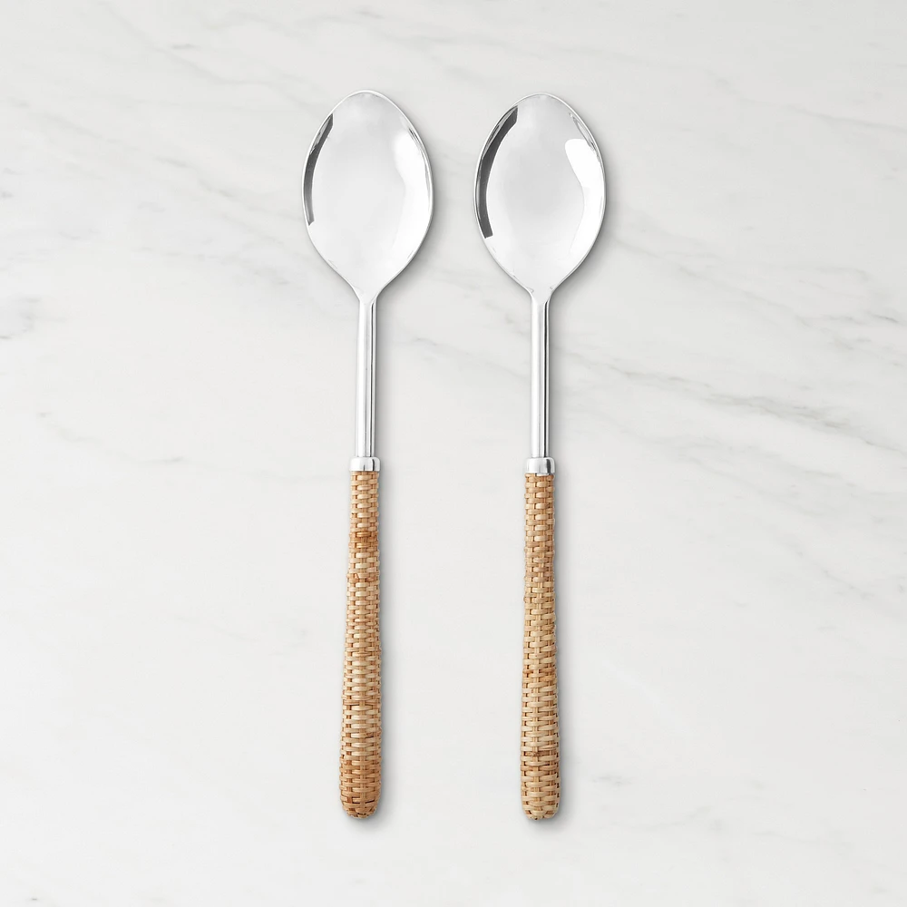 Light Woven Salad Servers