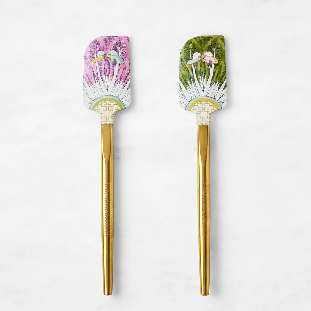 Williams Sonoma Famille Rose Dragonfly Spatula with Gold Handle