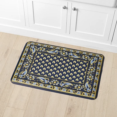 Happy Feet Marseille Cushioned Kitchen Mats, Navy