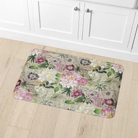 Happy Feet Famille Rose Cushioned Kitchen Mat