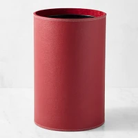 THE GEORGE x Williams Sonoma Home Leather Wastebasket