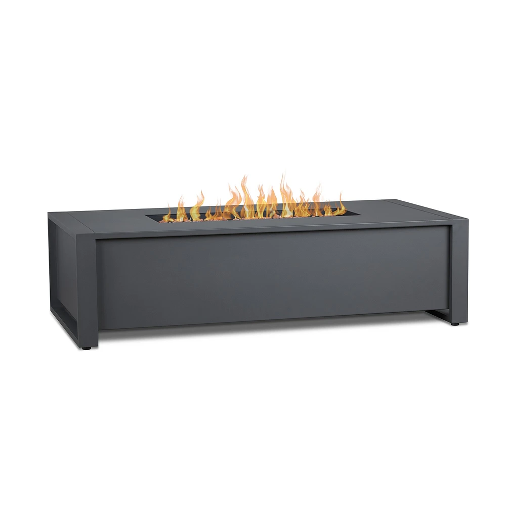 Freeport Metal Rectangular Fire Table (52")