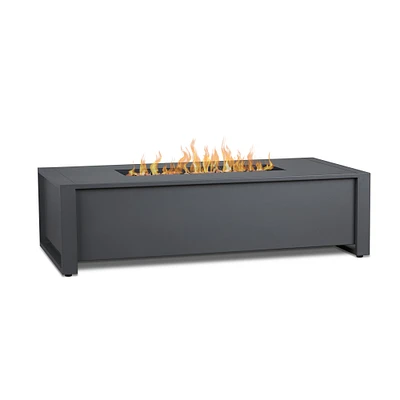 Freeport Metal Rectangular Fire Table (52")