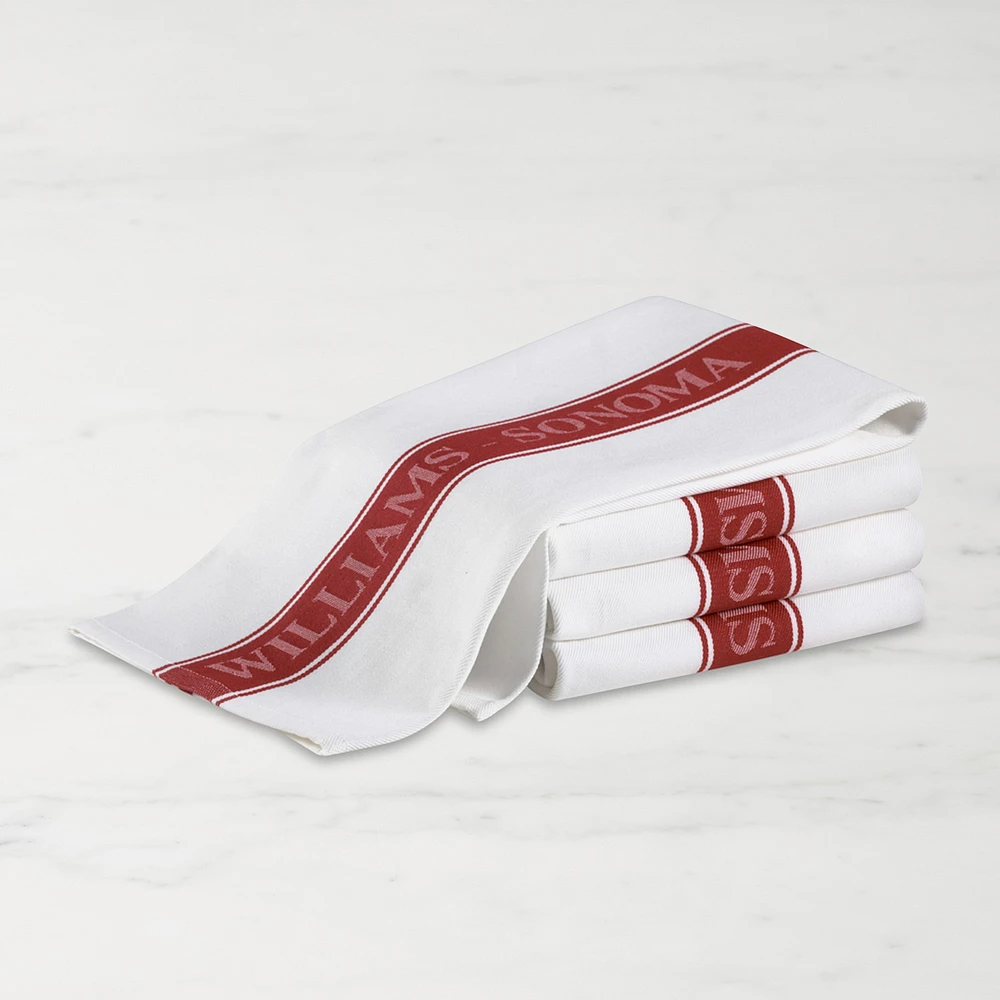 Williams Sonoma Classic Logo Towels, Set of 4