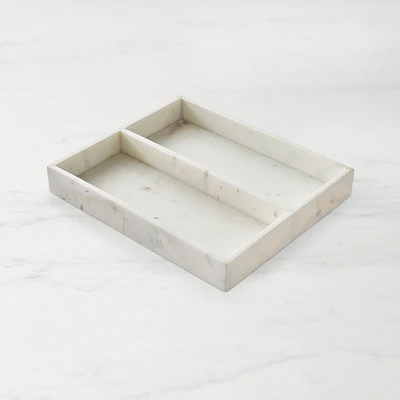 Williams Sonoma Marble Utensil & Accessories Tray