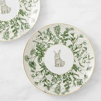 Garden Lattice Bunny Salad Plates