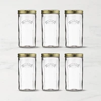 Kilner Wide Mouth Canning Jar, 34 oz, Set of 6