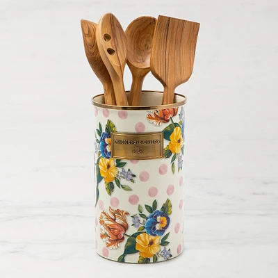 Mackenzie-Childs Wildflowers Enamel Utensil Holder