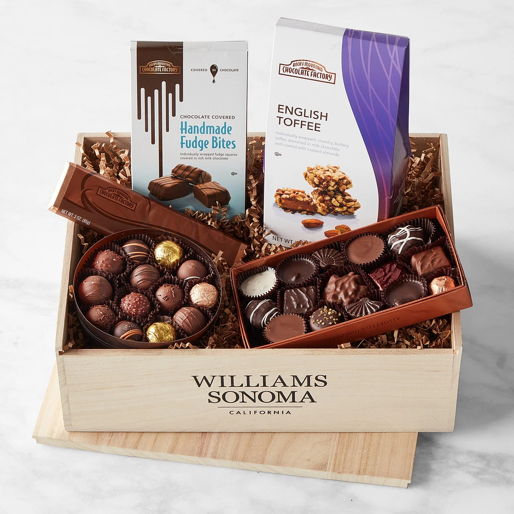 Rocky Mountain Holiday Chocolate Gift Crate